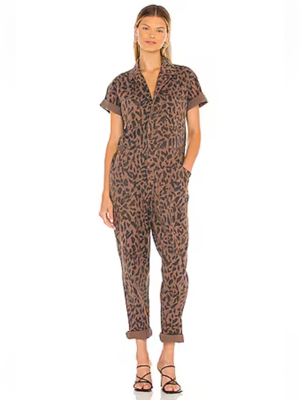 Pistola Grover Jumpsuit Jagged Leopard Size Small - Picture 11 of 12